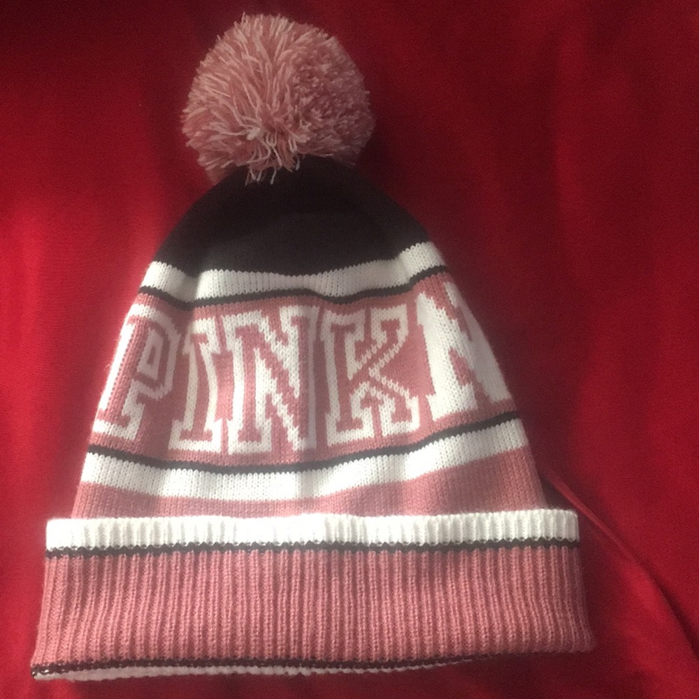 PINK nation beanie hat